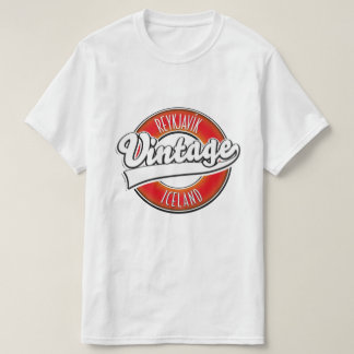 Reykjavík Iceland vitnage logo T-Shirt