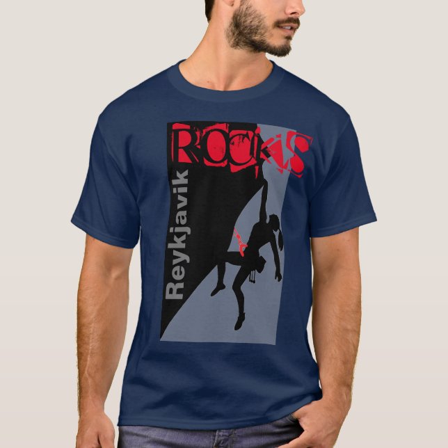 Reykjavik Rocks T-Shirt (Front)
