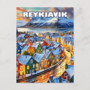 Reykjavík, where culture and art flourish postcard