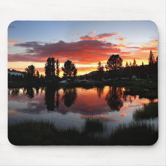 Reymann Lake Sunset - Yosemite Mouse Mat (Front)