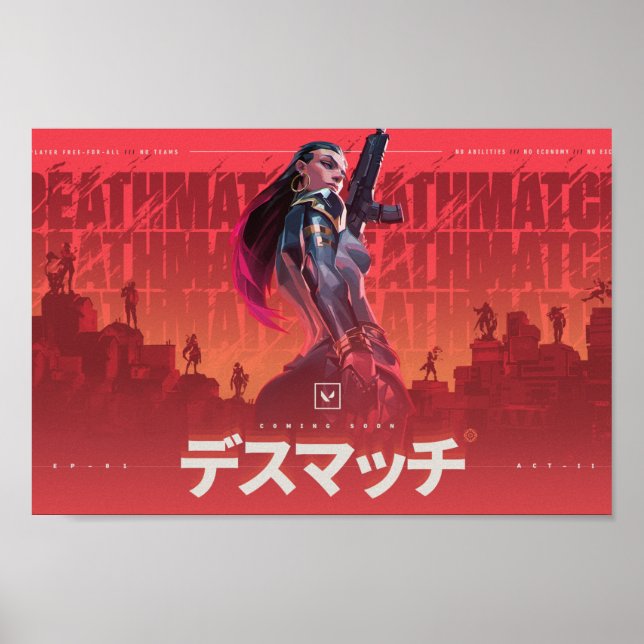 Reyna valorant poster (Front)