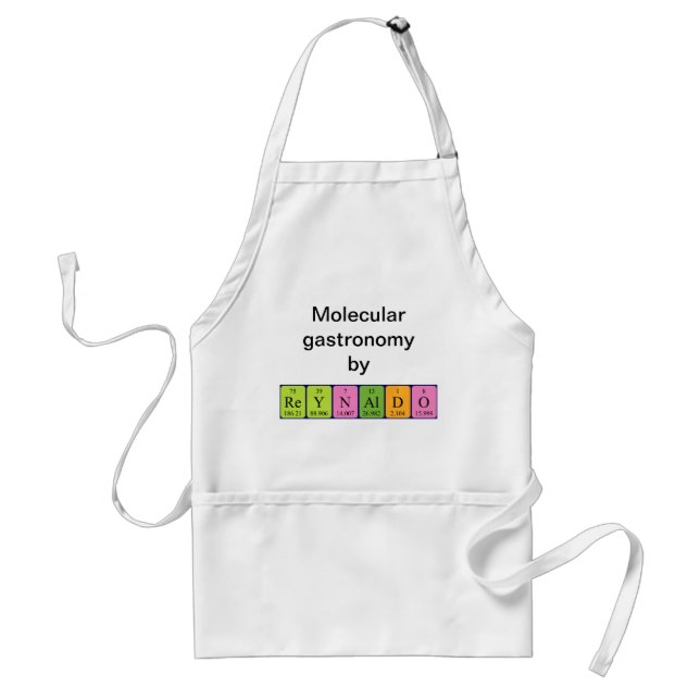 Reynaldo periodic table name apron (Front)