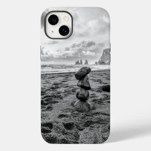 Reynisfjara Beach Cairn iPhone 14 Plus Case