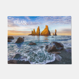 Reynisfjara Beach, Iceland Doormat