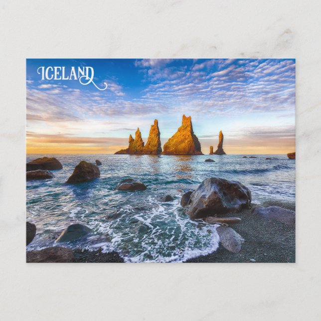 Reynisfjara Beach, Iceland Postcard (Front)
