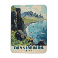 Reynisfjara Beach Iceland Vintage Travel