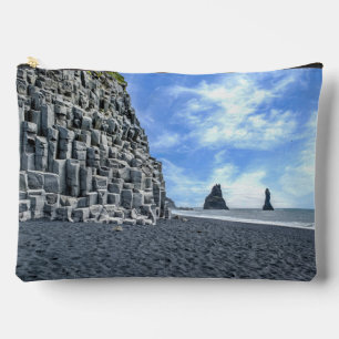 Reynisfjara Beach in Iceland Accessory Pouch