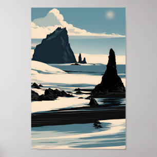Reynisfjara Beach Poster