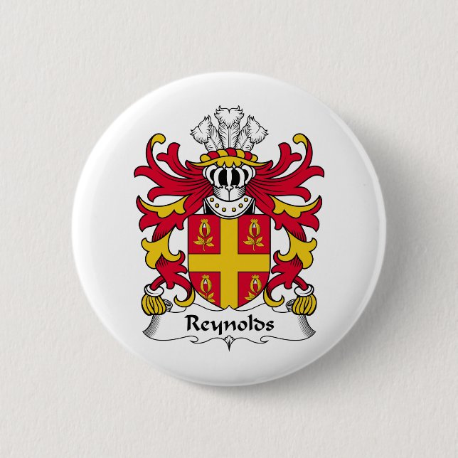 Reynolds Family Crest 6 Cm Round Badge (Front)
