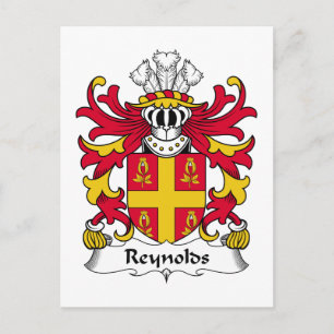 Reynolds Family Crest Postcard