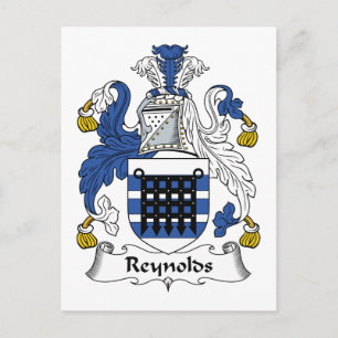 Reynolds Family Crest Postcard