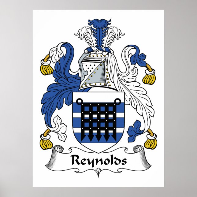 Reynolds Family Crest Poster (Front)