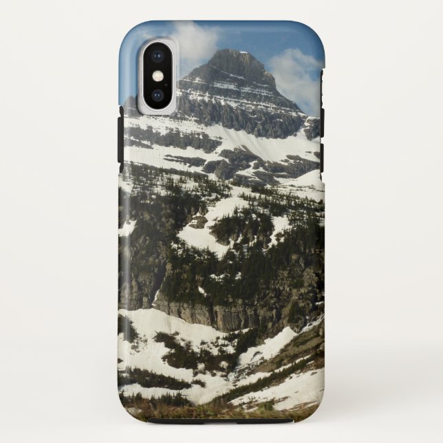 Reynolds Mountain from Logan Pass at Glacier Park Case-Mate iPhone Case (Back)