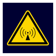 rf Warning Sign Poster