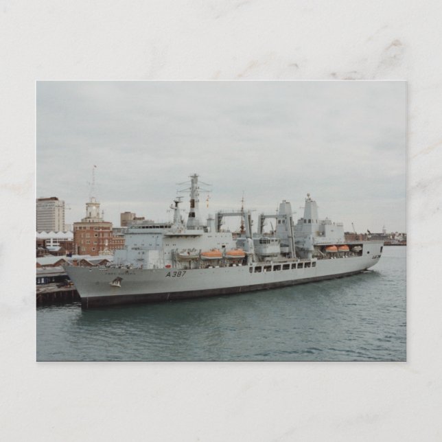 RFA Fort Victoria Postcard (Front)