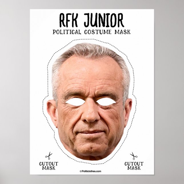 RFK Junior Costume Mask Poster (Front)