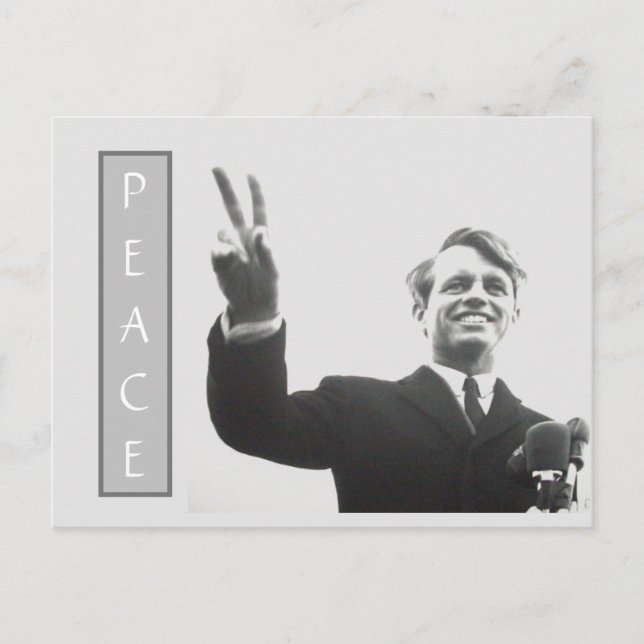 RFK PEACE POSTCARD (Front)