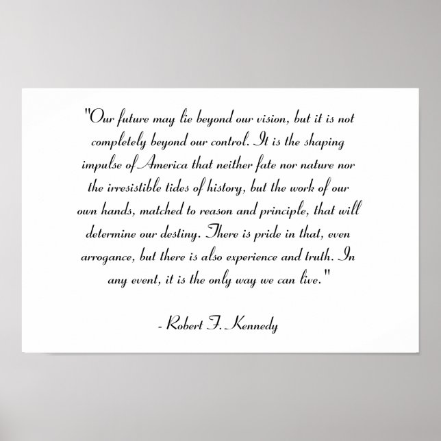 RFK's Call Poster (Front)