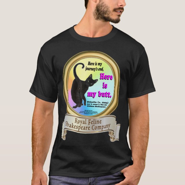 RFSC Royal Feline Shakespeare Company T-Shirt (Front)