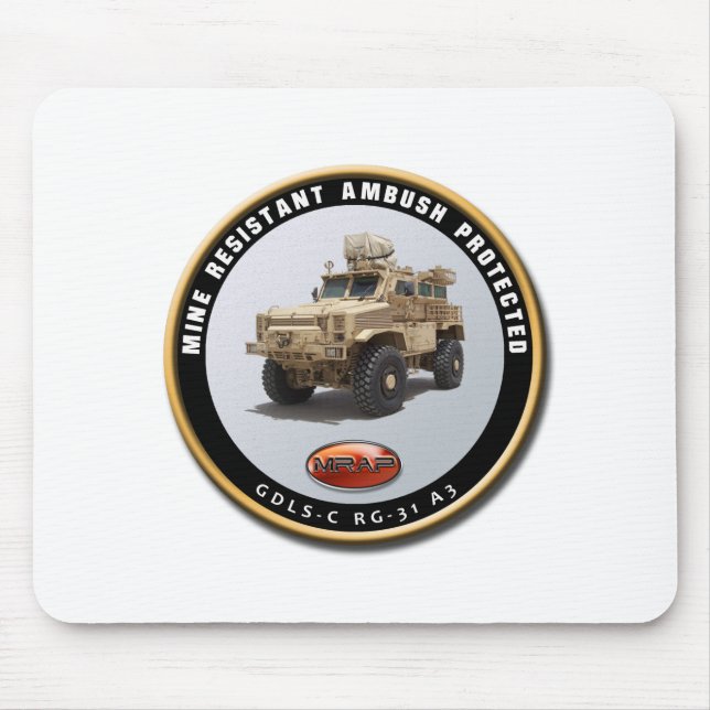 RG-31 MRAP Vehicle Mouse Mat (Front)
