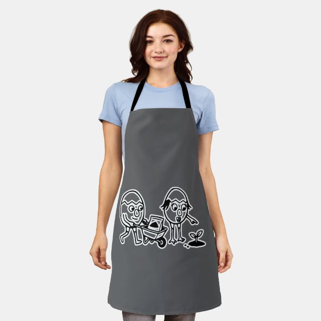 RG RA Egg Art Apron (Worn)