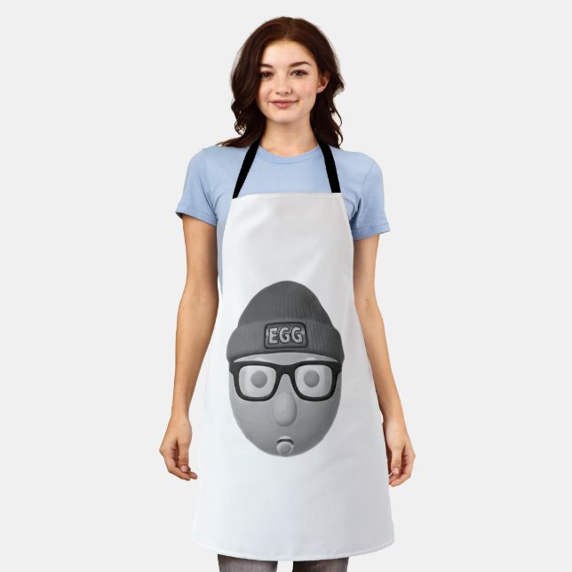 RG RA Egg Art Apron (Worn)