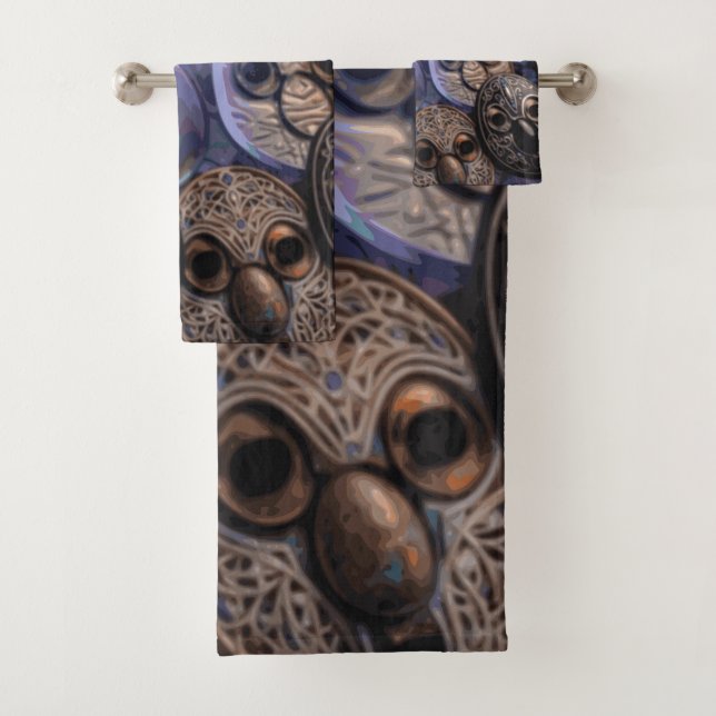 RG RA Egg Art Bath Towel Set (Insitu)