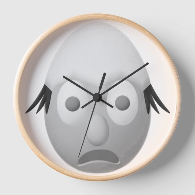 RG RA Egg Art Clock (Front)