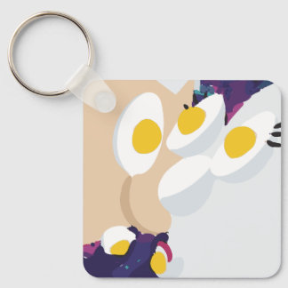 RG RA Egg Art Key Ring