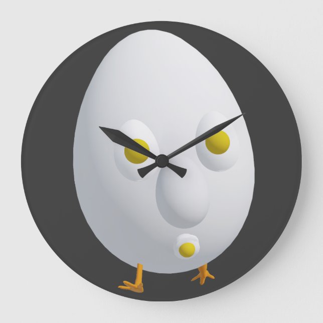 RG RA Egg Art Large Clock (Front)