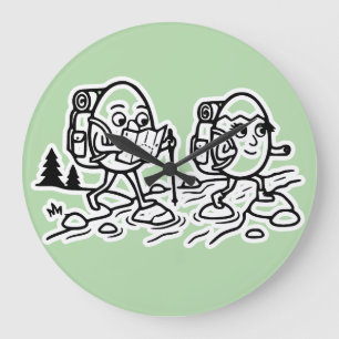 RG RA Egg Art Large Clock