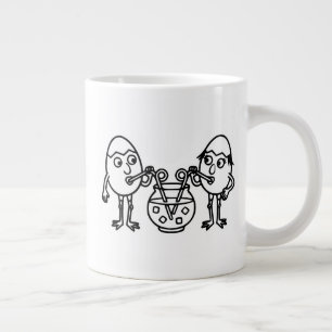 RG RA Egg Art Large Coffee Mug