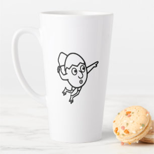 RG RA Egg Art Latte Mug
