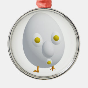 RG RA Egg Art Metal Tree Decoration