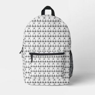 RG RA Egg Art Printed Backpack