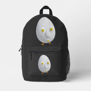 RG RA Egg Art Printed Backpack