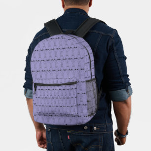 RG RA Egg Art Printed Backpack