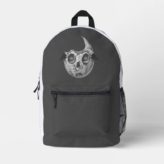 RG RA Egg Art Printed Backpack (Front)