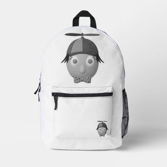 RG RA Egg Art Printed Backpack (Front)