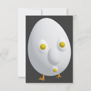 RG RA Egg Art RSVP Card
