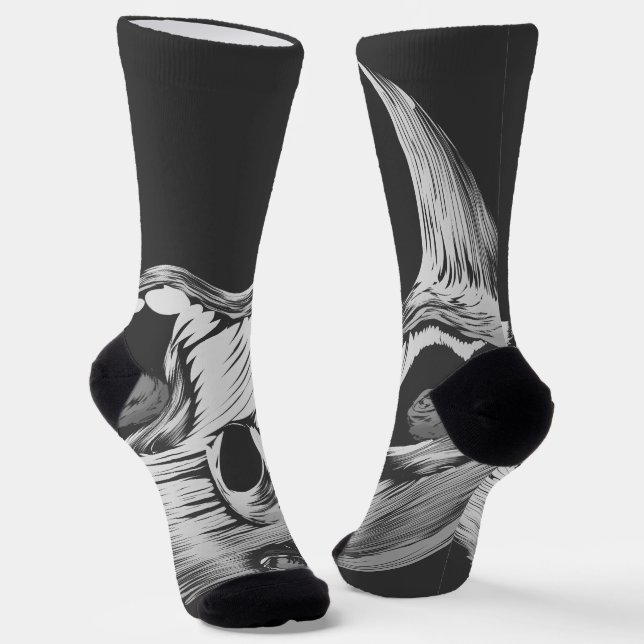 RG RA Egg Art Socks (Angled)