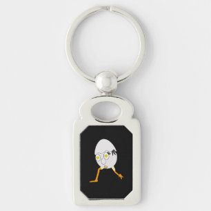 RG & RA Quirky Egg Character Cute Design Key Ring