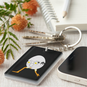 RG & RA Quirky Egg Character Cute Design Key Ring