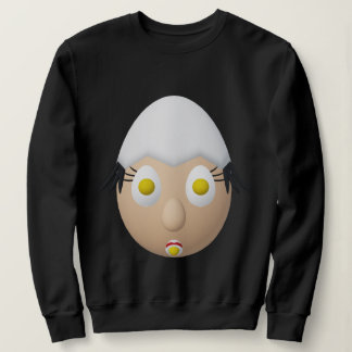 RG & RA Quirky Egg Character Cute Design Sweatshirt