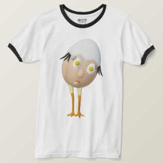 RG & RA Quirky Egg Character Cute Design T-Shirt