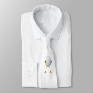 RG & RA Quirky Egg Character Cute Design Tie