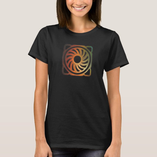 Rgb Case Fan Modding A Pc Masterrace Gaming Comput T-Shirt (Front)