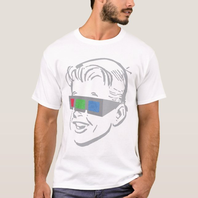 rgb glasses T-Shirt (Front)
