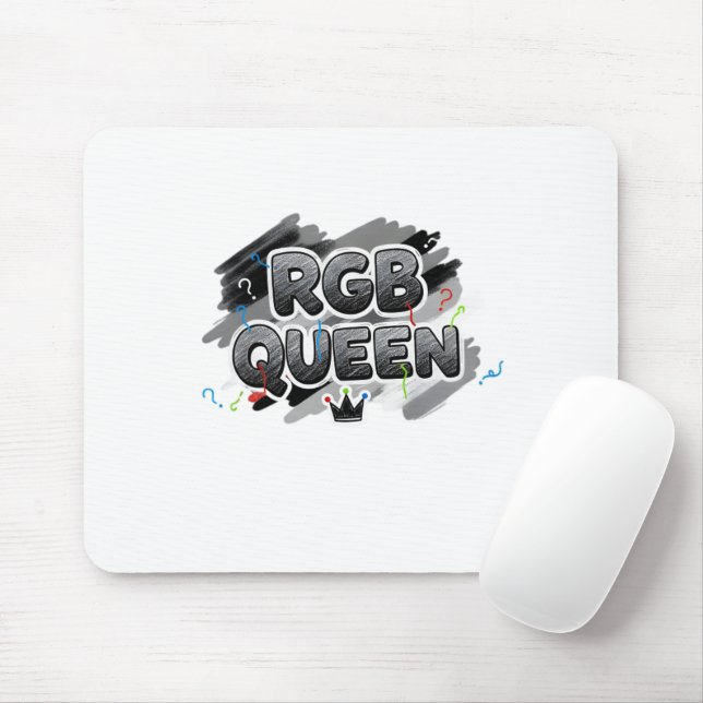 RGB Queen Mouse Mat (With Mouse)