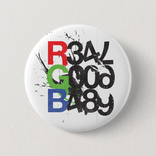 RGBaby logo 6 Cm Round Badge